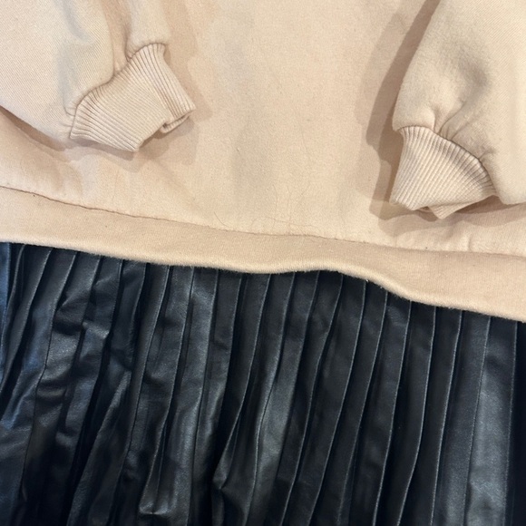 Zara Kids Beige and Black Casual Dress - Picture 3 of 6